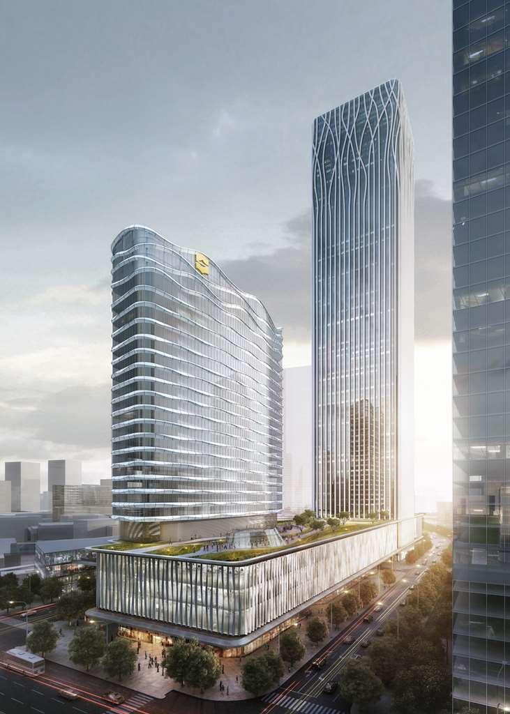Shangri-La Qiantan, Shanghai Exteriör bild
